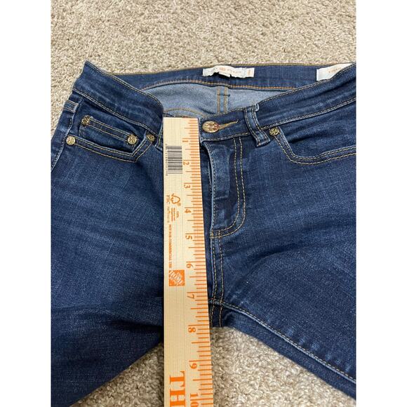 Comfort Relaxed Classic everyday luxury blue jeans Tory Burch straight sz 26 - Picture 7 of 11